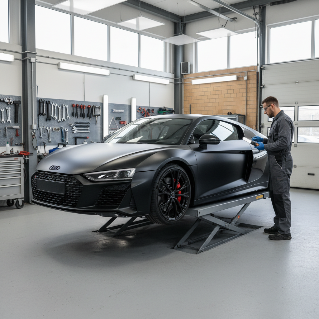 Матовая покраска автомобиля